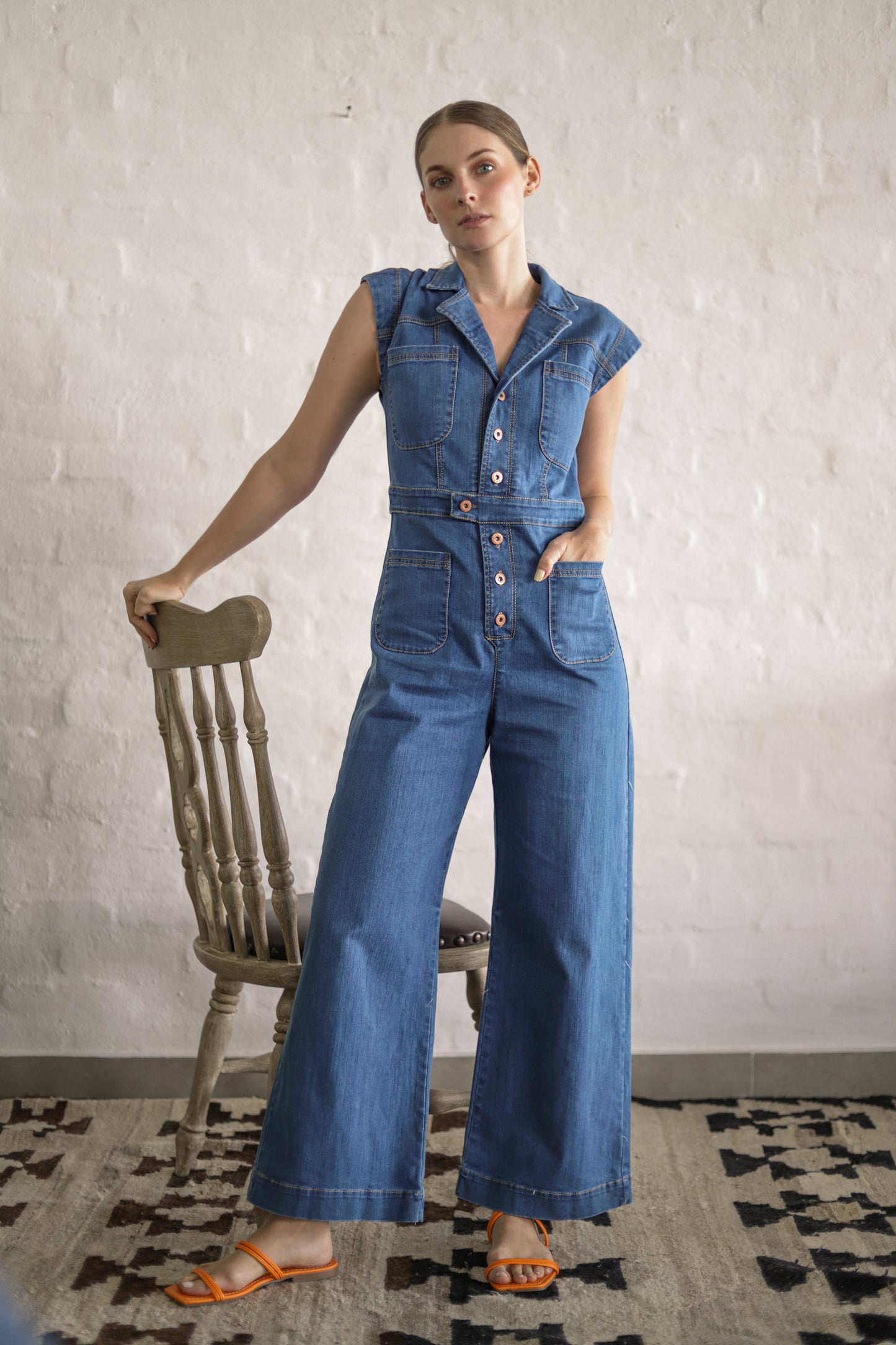 Jumpsuit enterizo jean Delfina [ENT40091]