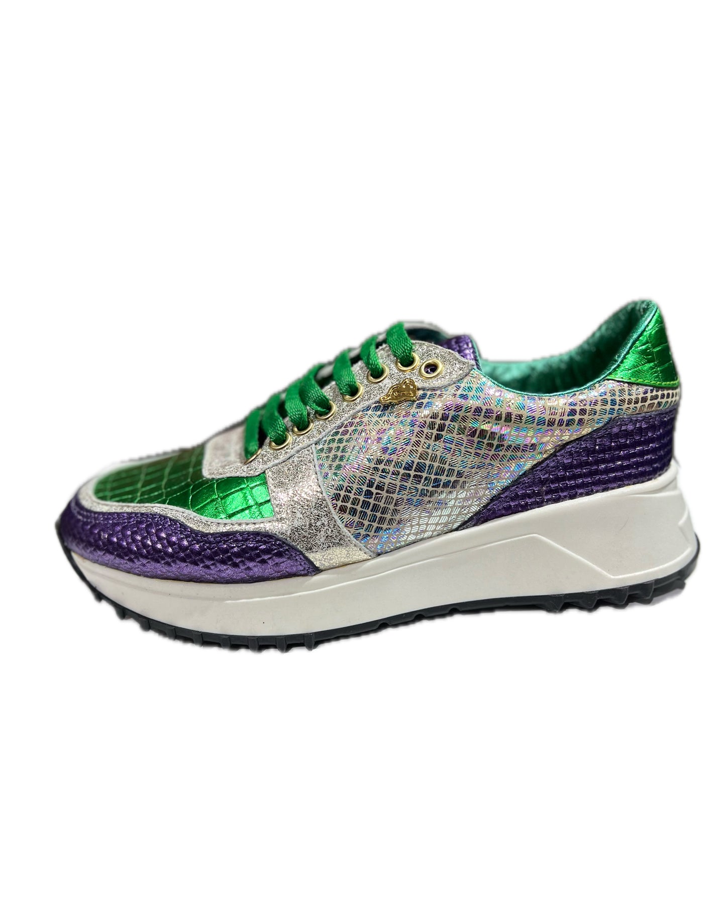 Tenis lifestyle en cuero Verde New Age [TENNIS1]