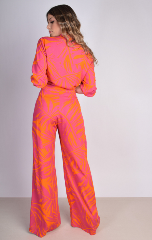 Pantalon Palazzo Chaliz estampado [224206Z]